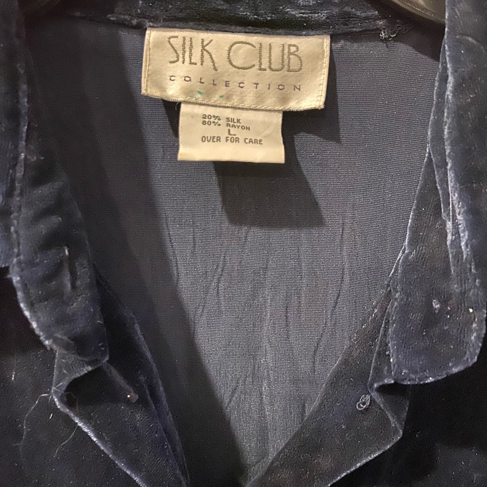 Silk Club pant 2 pc Set / pant suit Large - Picture 4 of 8